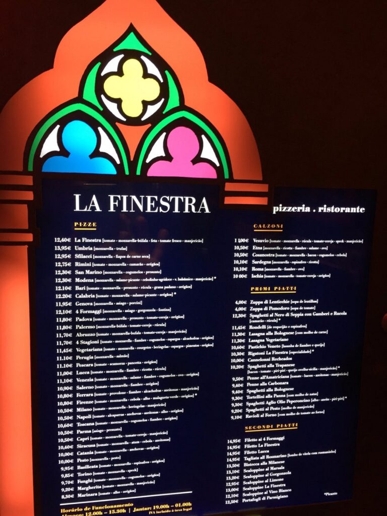 ingresso del ristorante